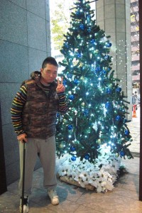 素敵なX'mas treeの前で＊＊＊